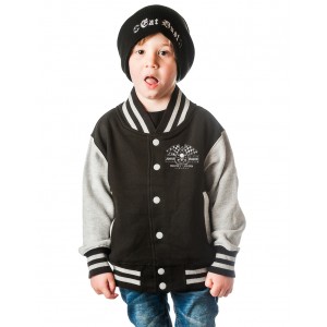 Dragstrip Kids Crew  Jacket - Born To Raise Hell (C. Coal-Black)